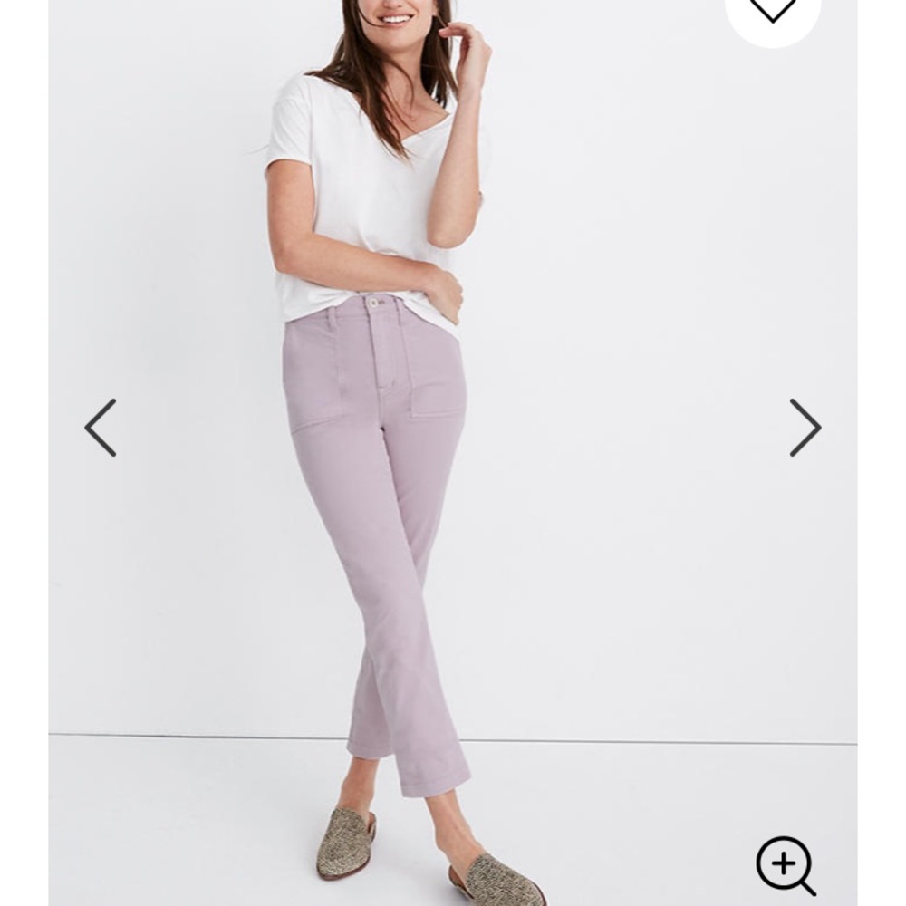 Madewell Stovepipe Fatigue Pant Tencell size 28